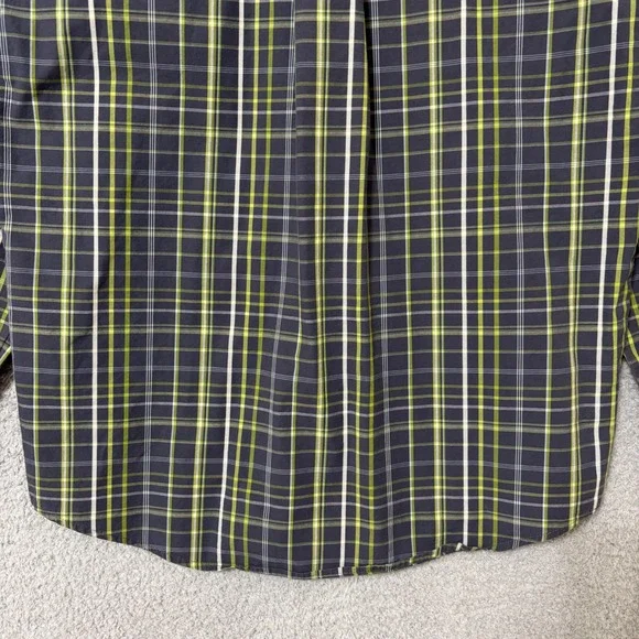 Plaid Button Down Shirt Western Workwear Small Cotton Blend Ariat Pro Series - Picture 10 of 13